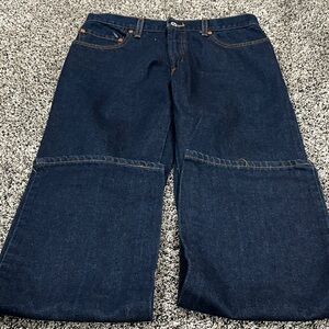 Levi's Men's Deep Blue Relaxed Jeans